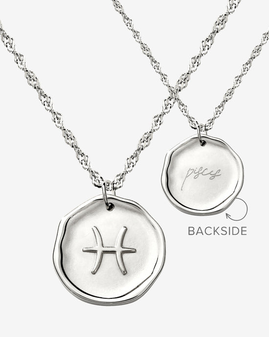 Zodiac Necklace Silber