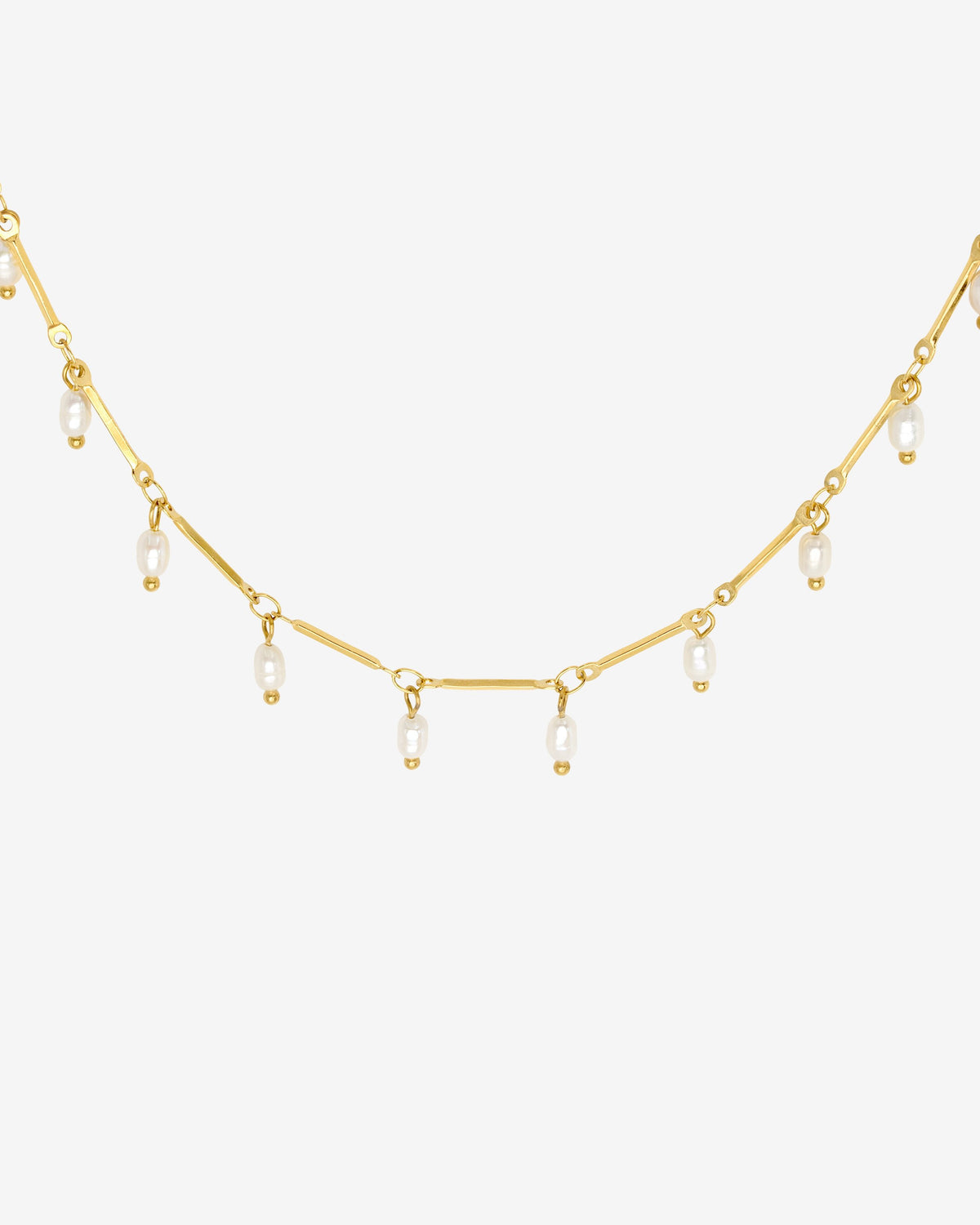 Annes Authentic Pearl Choker Gold