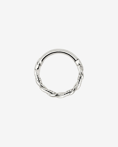 Curly Twist Piercing Silber