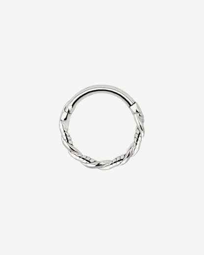 Curly Twist Piercing Silber