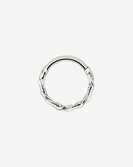 Curly Twist Piercing Silber