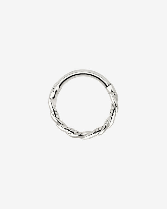 Curly Twist Piercing Silber