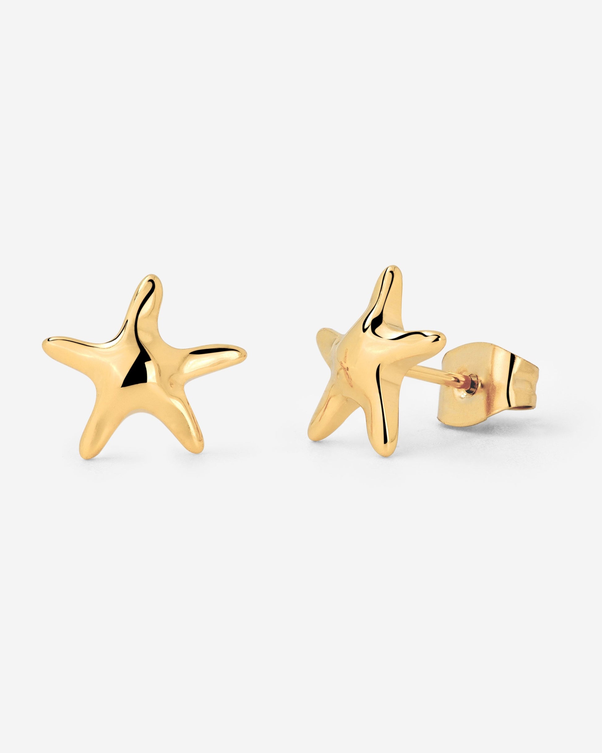 Sea Star Studs Gold