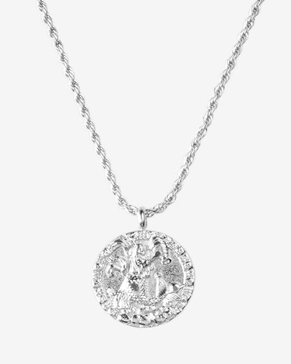 Zodiac Sign Necklace Silber