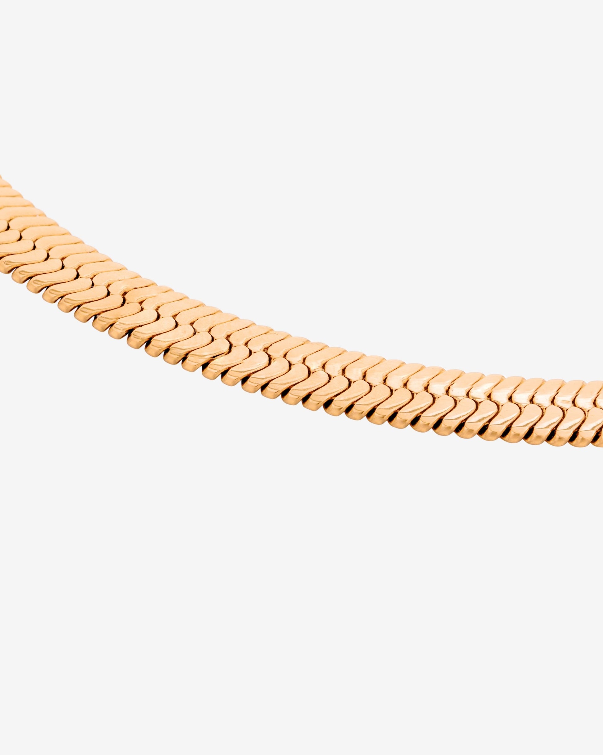 Bold Herringbone Necklace Roségold