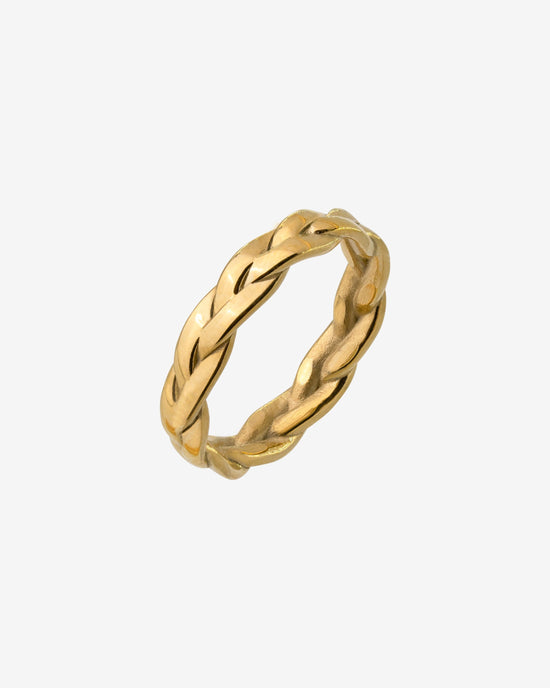Braided Divine Ring Gold