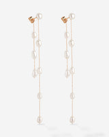 Jules Unique Pearl Fall Studs Roségold
