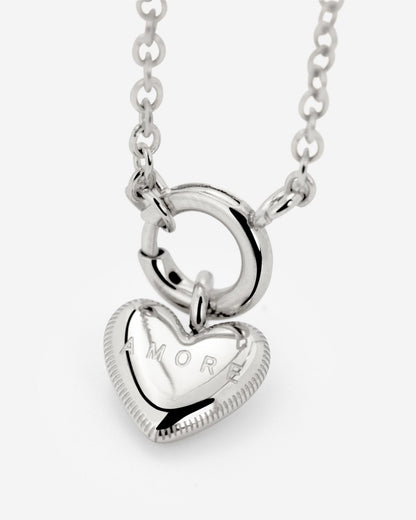 Amore Mio Classic Chain Necklace Set Silber