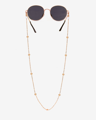 Swirl'n Sunglasses Chain Roségold