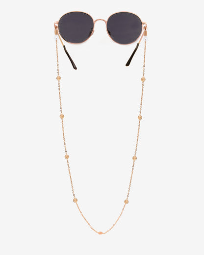 Swirl'n Sunglasses Chain Roségold