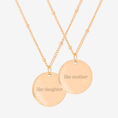 Mother & Daughter Necklace Bundle Roségold