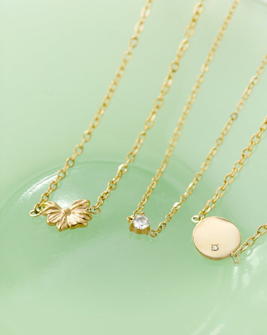 Solitaire Stone Bracelet Gold