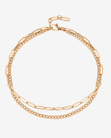 Duo Anklet Roségold
