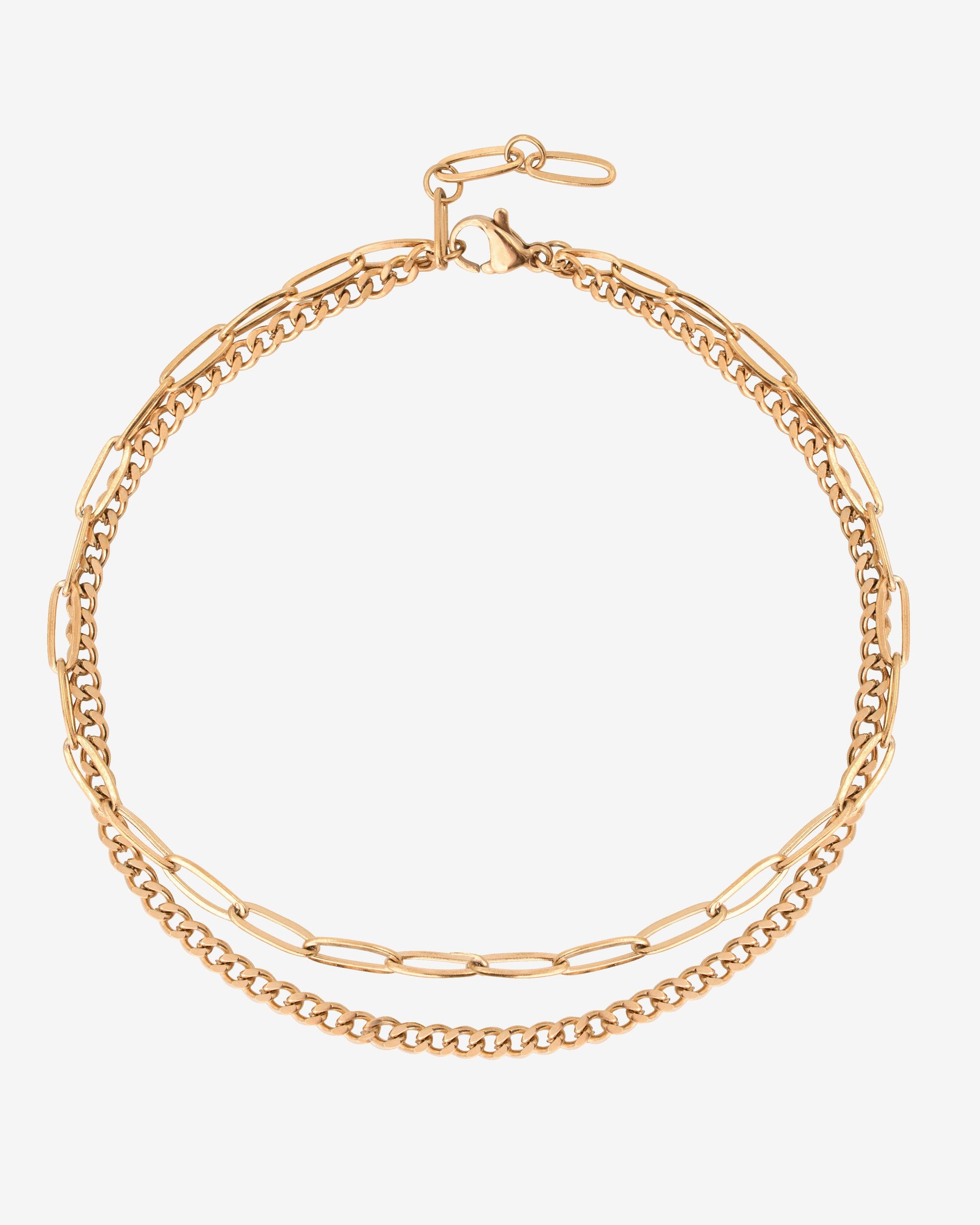 Duo Anklet Roségold