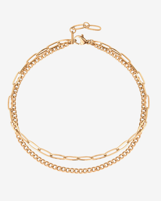 Duo Anklet Roségold