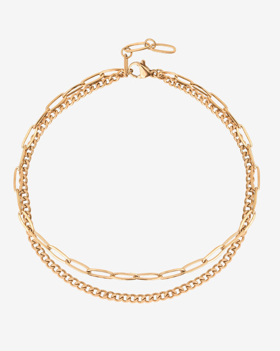 Duo Anklet Roségold