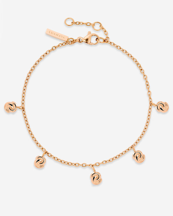 Tides of Time Anklet Roségold