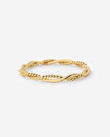 Curly Twist Ring Gold