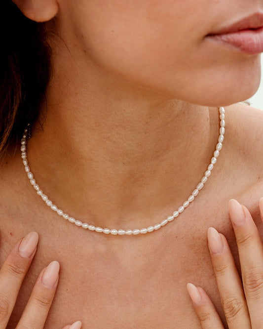 Perlita Choker Rose Gold