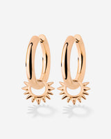 Chunky Sun Lover Hoop Set Medium Roségold