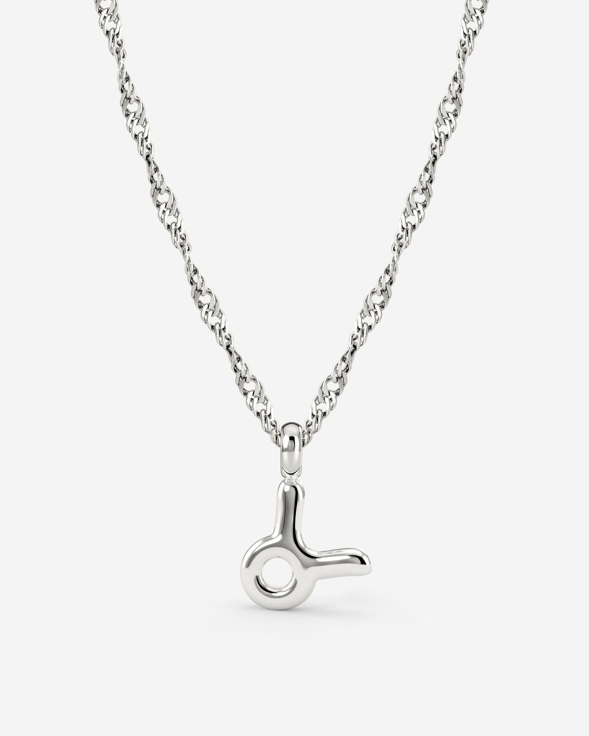 Taurus Bubble Necklace Silber