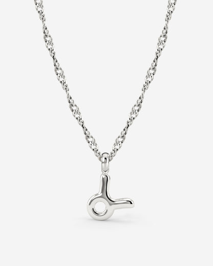 Taurus Bubble Necklace Silber