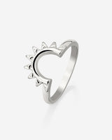 Sun Ray Ring Silber