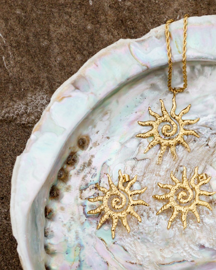 Soleil Studs Roségold