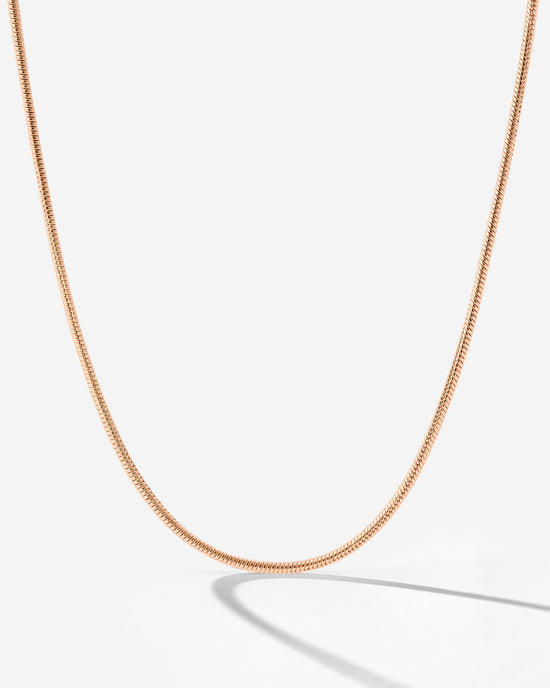 Slim Round Snake Necklace