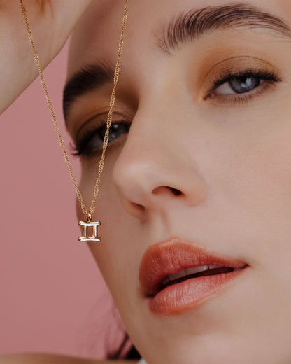 Gemini Bubble Necklace Roségold