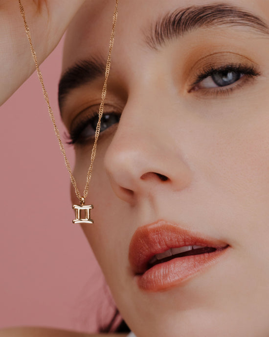 Gemini Bubble Necklace Roségold