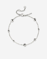 Infinite Beads Bracelet Silber