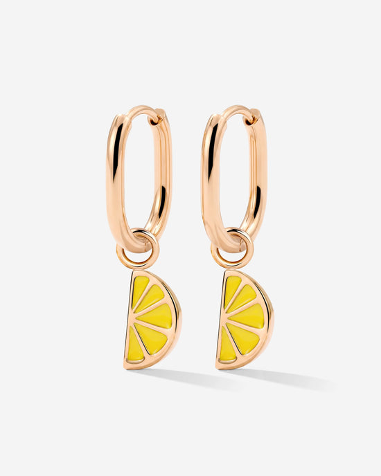 Zesty Oval Hoop Set Baby Roségold
