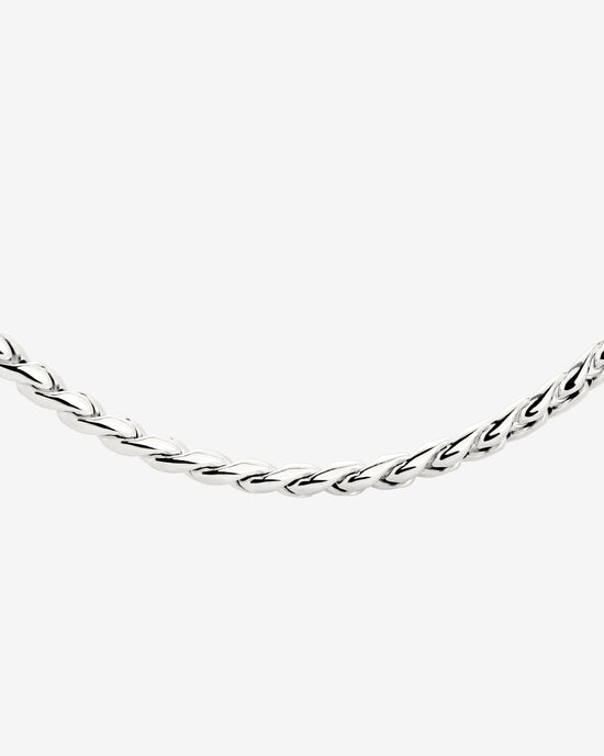 Spiral Links Necklace Silber