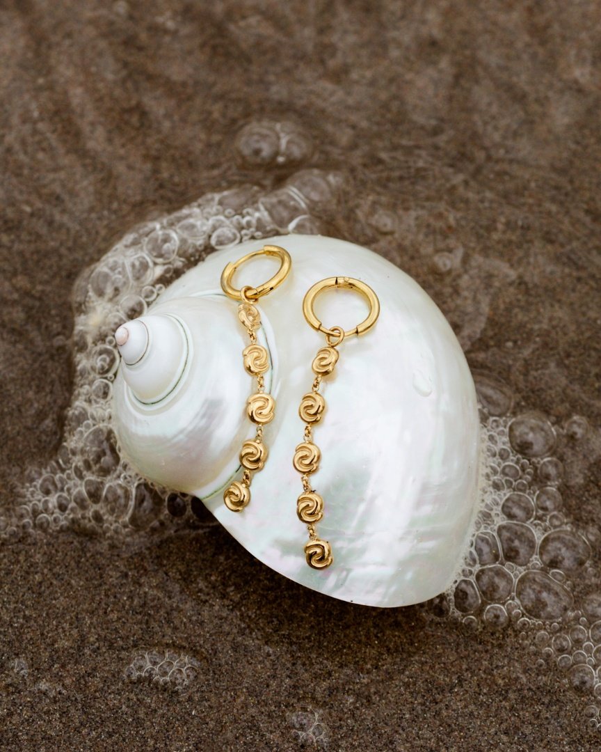 Tides of Time Hoop Set Small Roségold