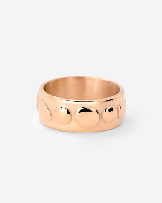 Boho Beads Ring Roségold
