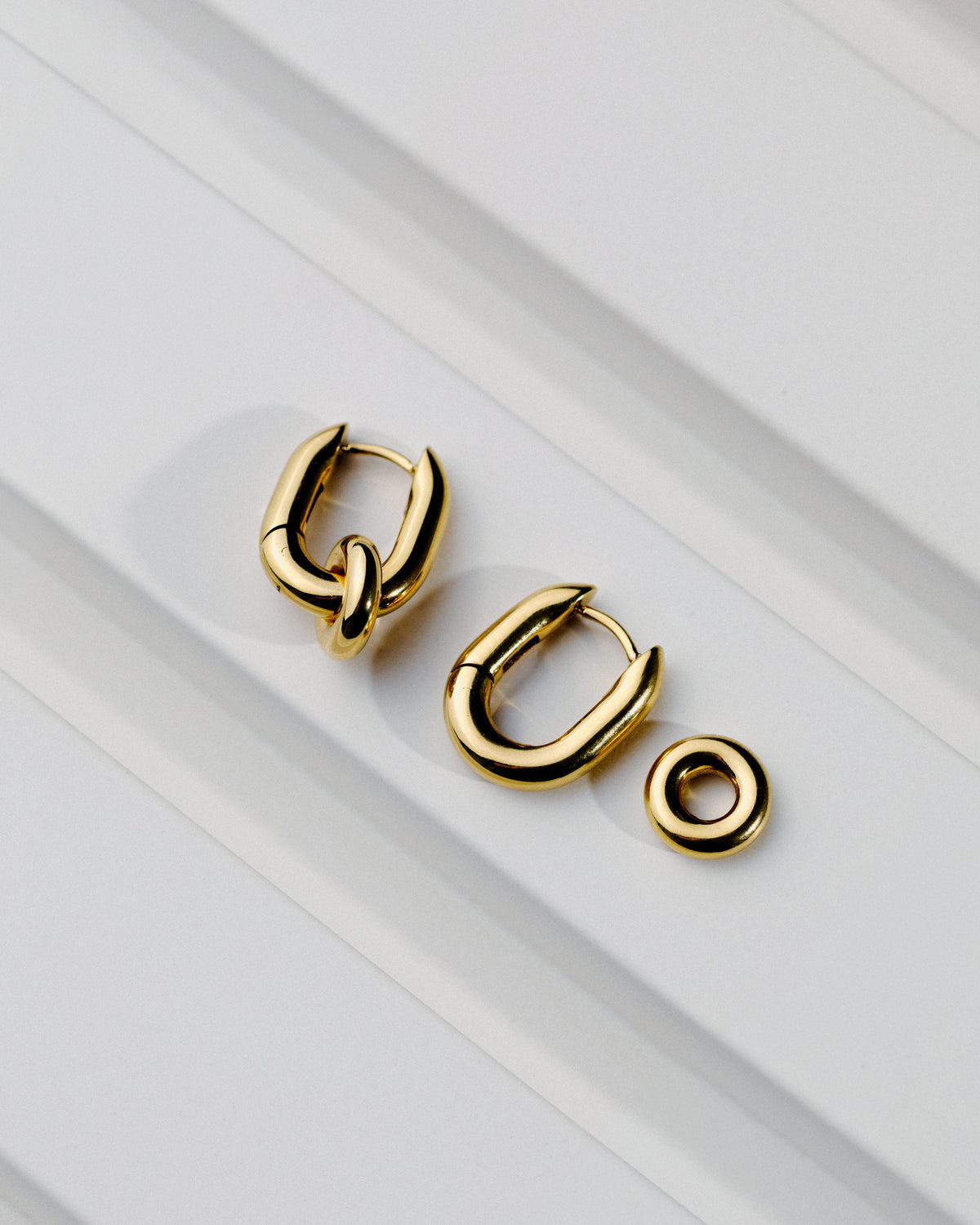 Chunky Full Circle Oval Hoop Set Baby