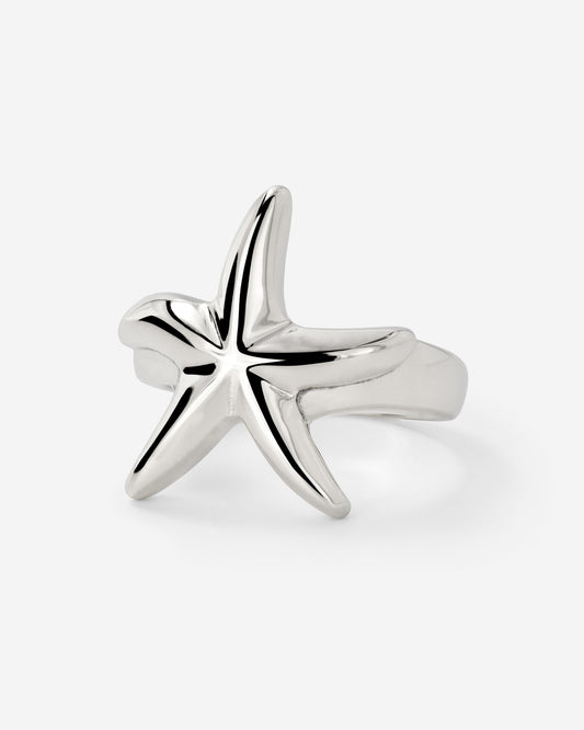 Sea Star Ring Silber
