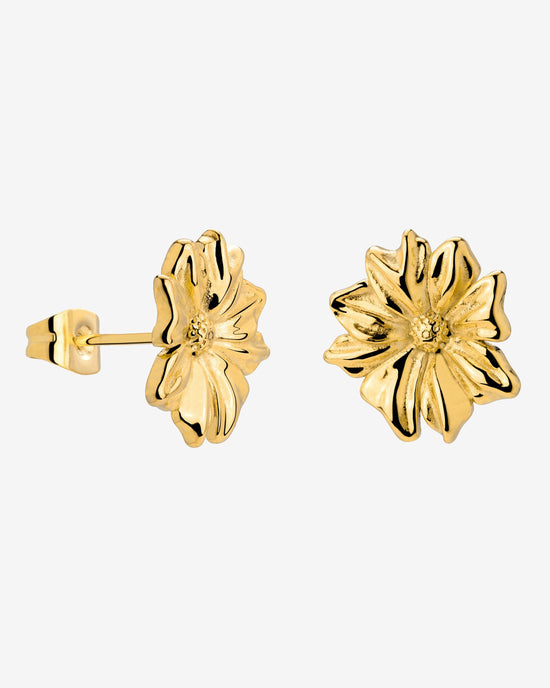 Pure Petal Studs Gold