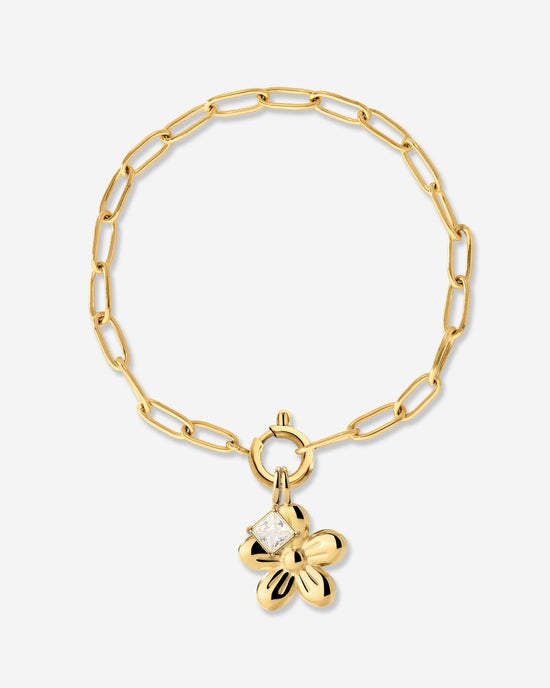 Oval Links Charm Bracelet Set
