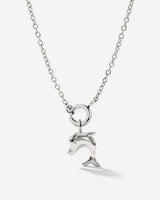 Dolphin Classic Chain Necklace Set Silber
