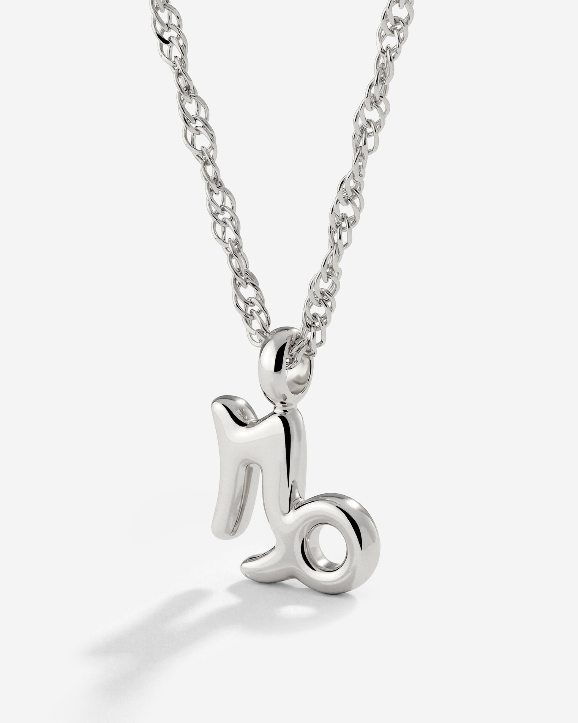 Capricorn Bubble Necklace Silber