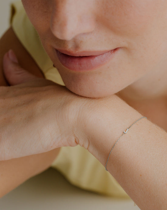 Tiny Letter Bracelet