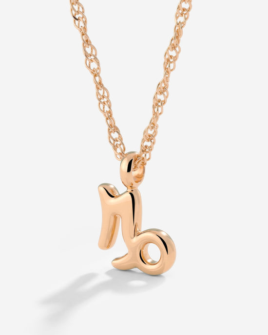Capricorn Bubble Necklace Roségold
