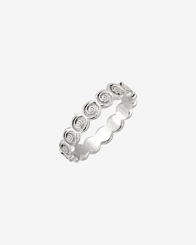Swirl'n Ring Silber