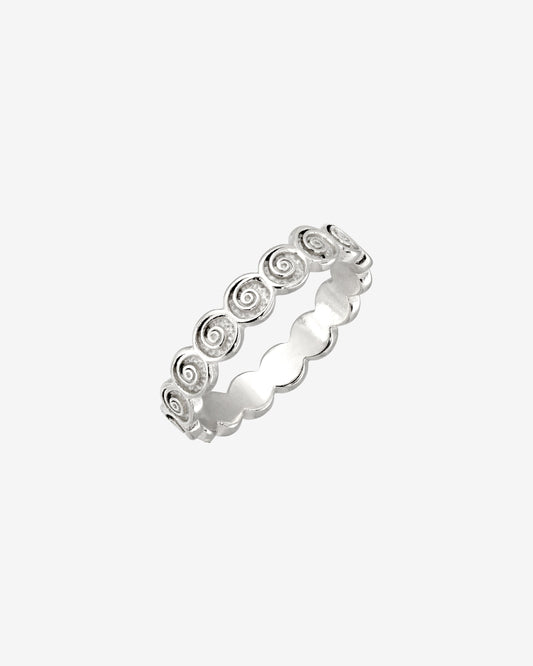 Swirl'n Ring Silber