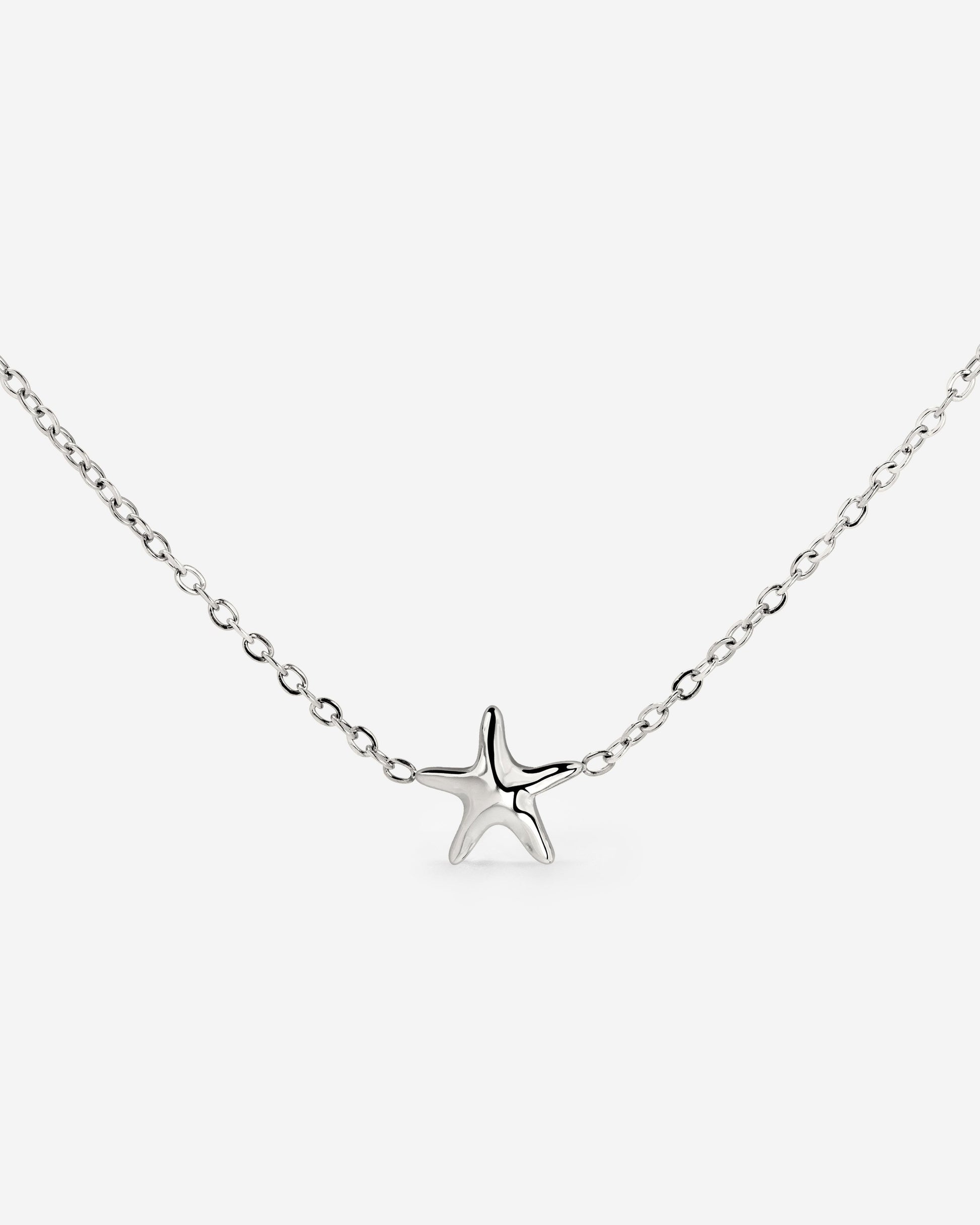 Sea Star Choker Silber