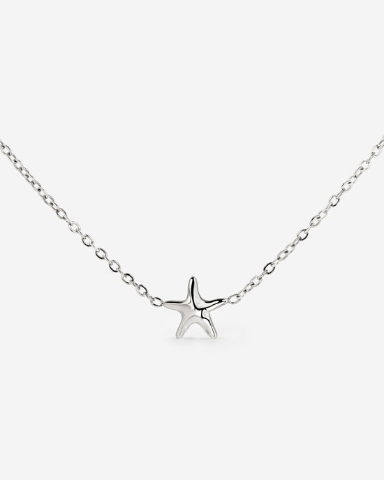 Sea Star Choker Silber
