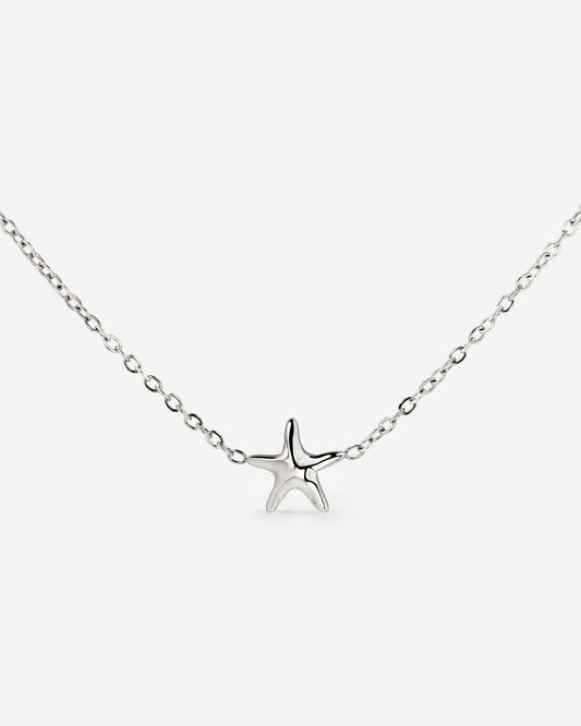 Sea Star Choker Silber