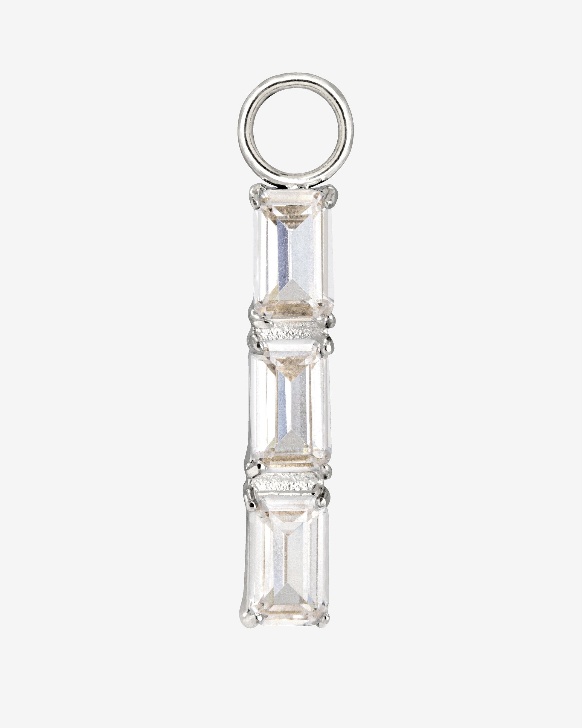 Baguette Bundle Hoop Set Small Silber